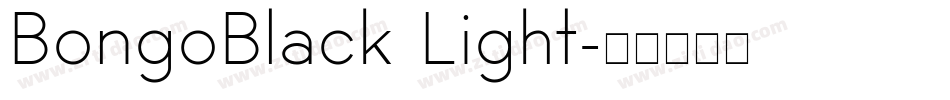 BongoBlack Light字体转换